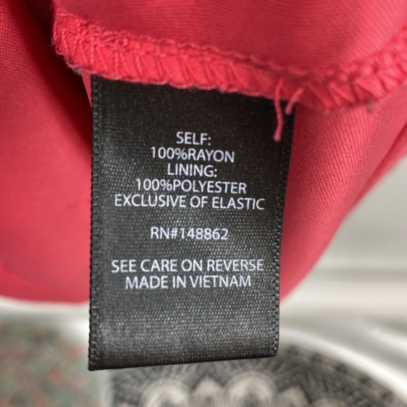 Torrid Midi Challis Striped Dress Womens Size 4 4X Pink Blue Smocked Tiered - Picture 7 of 16